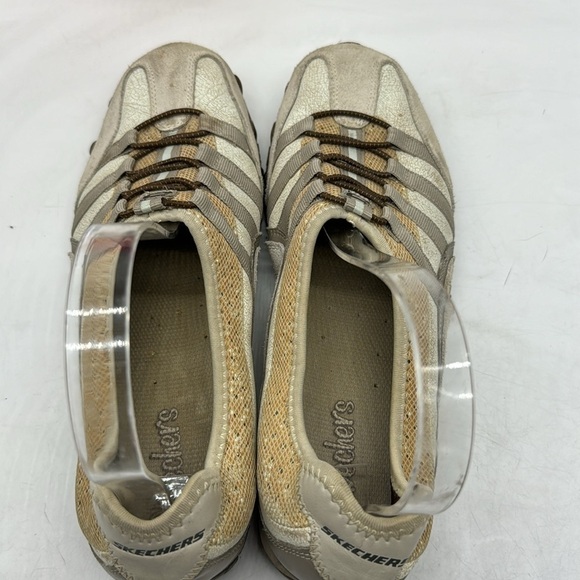 Skechers tan gray slip on sneakers size 8 SKT4802A - Picture 6 of 10